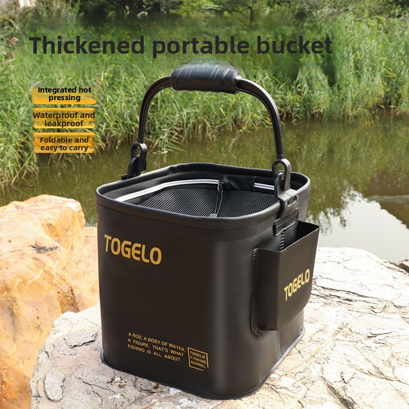 Fish bucket New folding fishin - Fishing Equipment Us review and price
