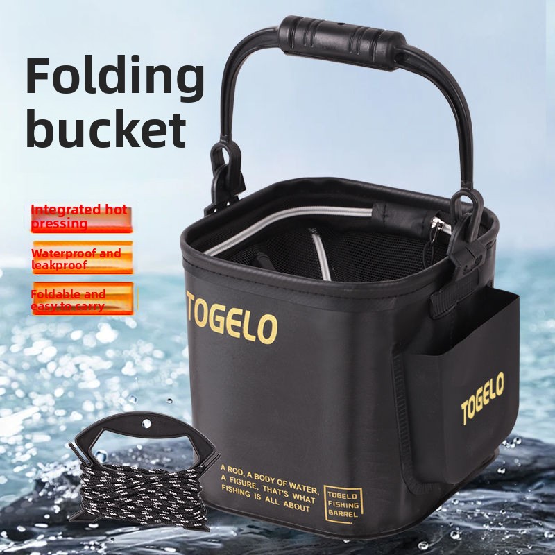 Fish bucket New folding fishin - Fishing Equipment Us review and price