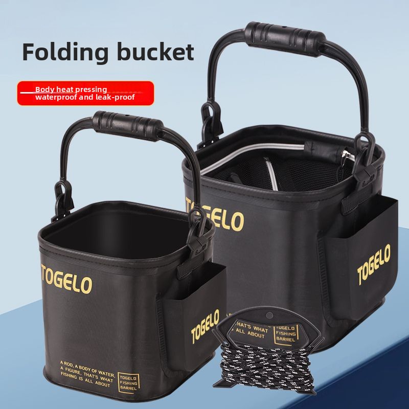 Fish bucket New folding fishin - Fishing Equipment Us review and price