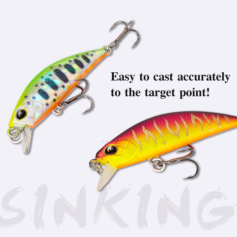 TSURINOYA Sinking Minnow Mini  - Fishing Equipment For Trout review and price