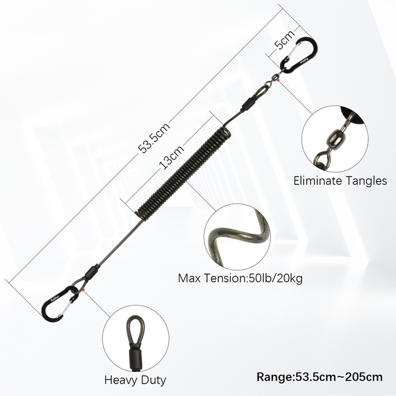 fishing tools Coiled Lanyards  - Fishing Equipment Rod review and price
