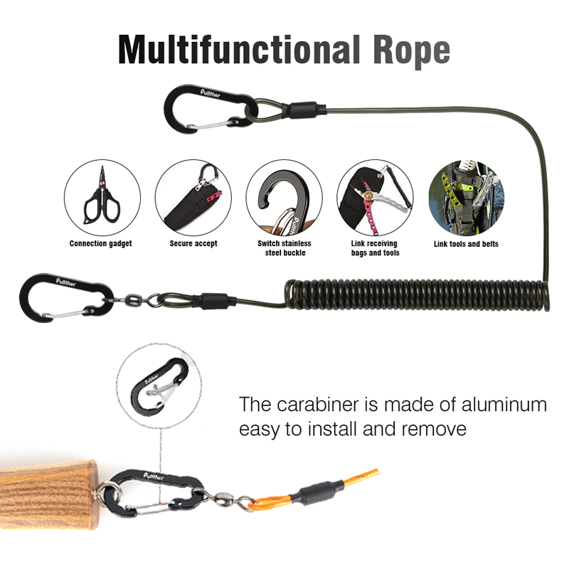 fishing tools Coiled Lanyards  - Fishing Equipment Rod review and price