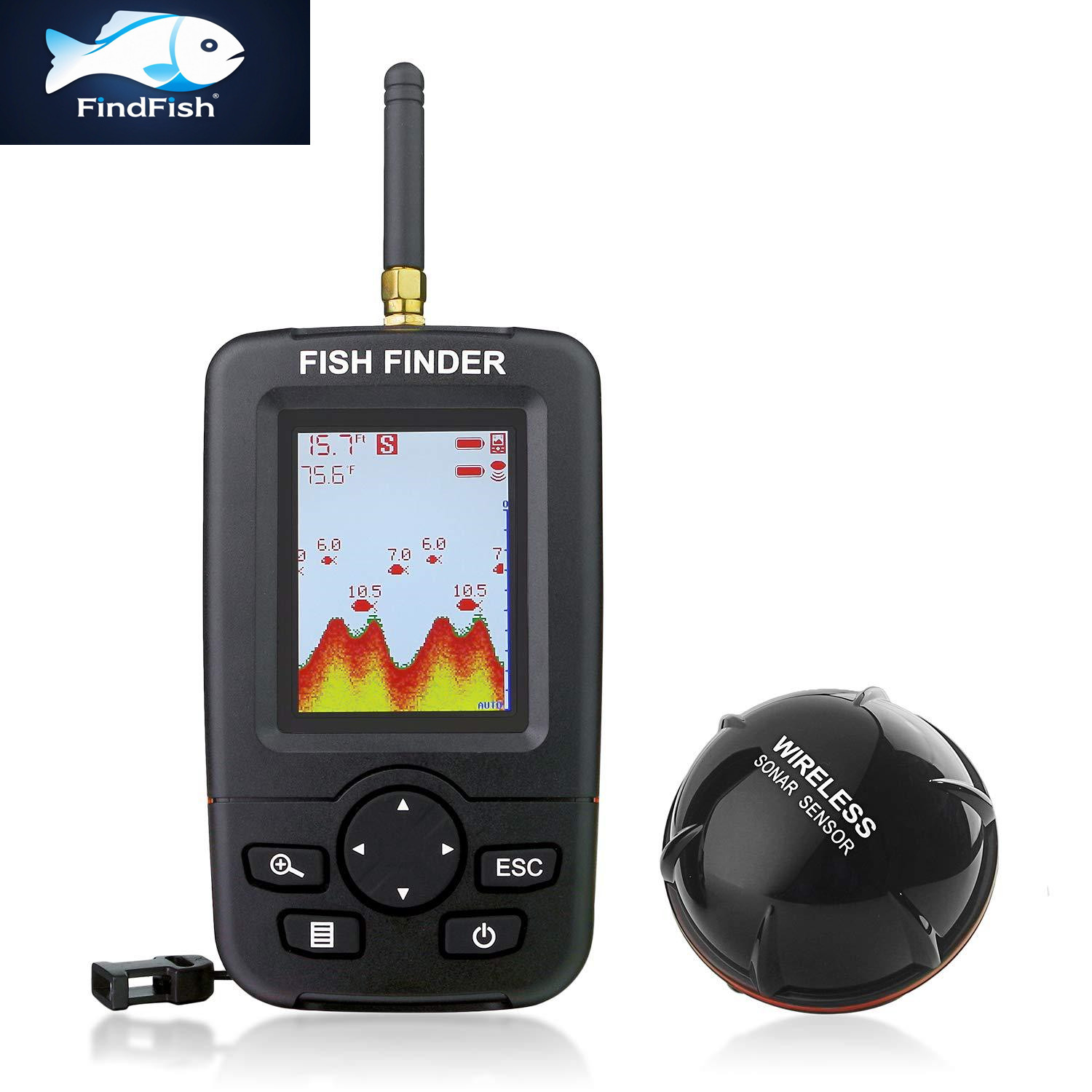 100M Portable Sonar Fish Finde - Fishing Equipment English review and price