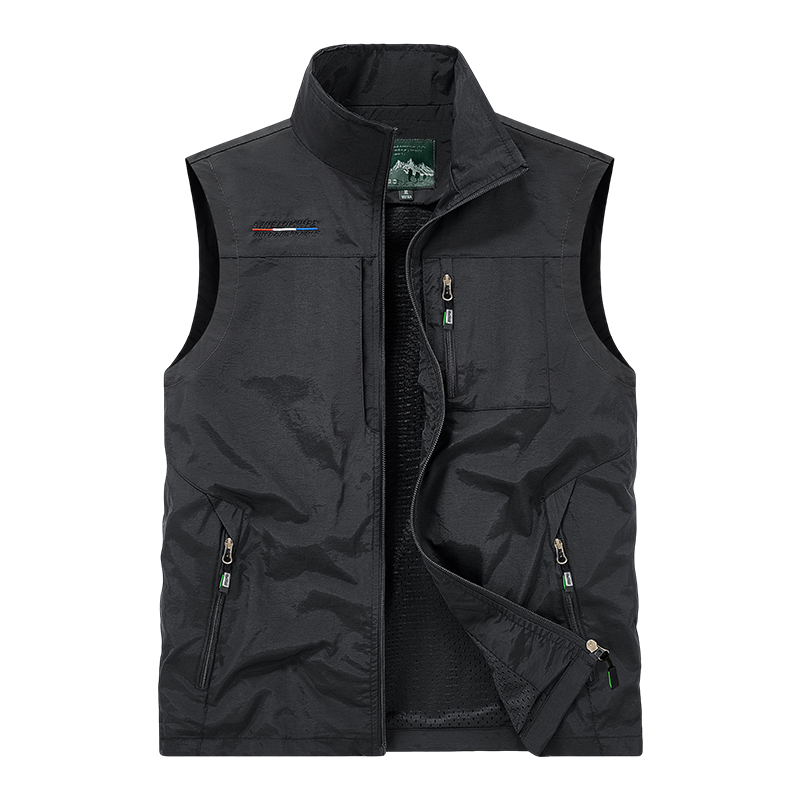 Men's Stand Collar Outdoor Ves - Fishing Vest Jacket review and price