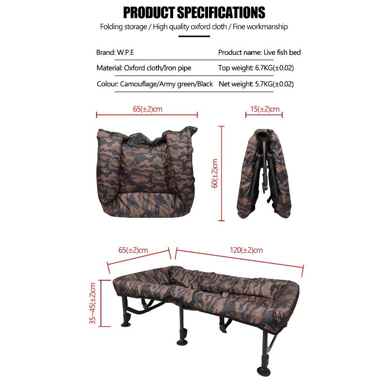 Oxford Cloth Steel Pipe 120cm  - Fishing Equipment Carp review and price