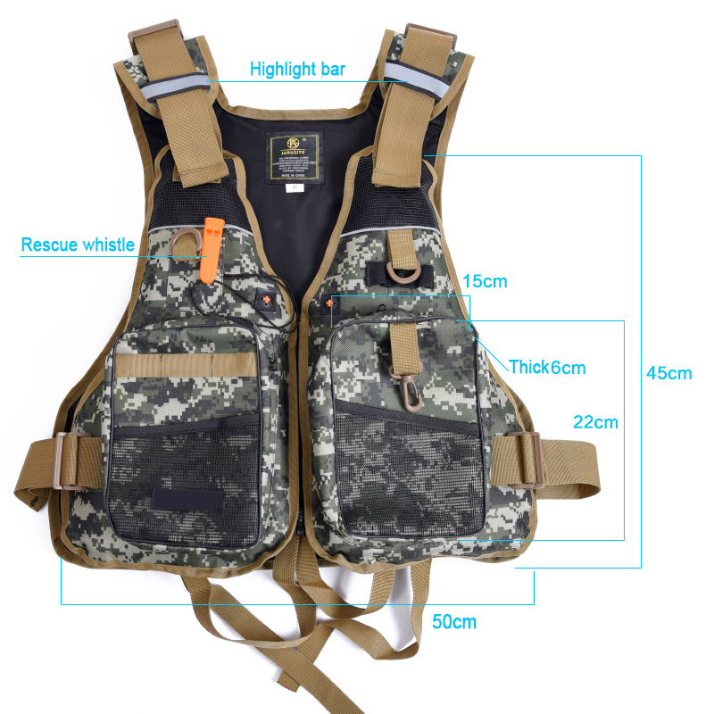 Outdoor Sport Adjustable Oxfor - Fishing Vest Jacket review and price